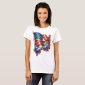 T-shirt Patriote En vichy Art (Devant entier)