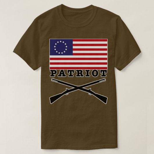 T-shirt Patriote (petite impression) (Design devant)