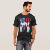 T-shirt Patriotic Bowling Uniform Bowling Coach (Devant entier)