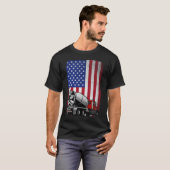 T-shirt Patriotic Cement Truck (Devant entier)