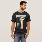 T-shirt Patriotic Concrete Finisher Construction Worker US (Devant entier)