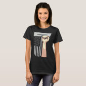 T-shirt Patriotic Concrete Finisher Construction Worker US (Devant entier)