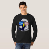 T-shirt Patriotic Eagle with Sunglasses Fourth Of July Men (Devant entier)