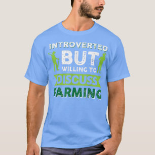 T-shirt Patriotic Farmer introduit l'agriculture alimentai