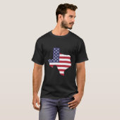 T-shirt Patriotic State Of Texas Usa Flag For (Devant entier)