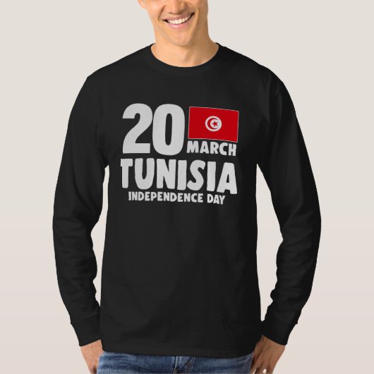 T-shirt Patriotic Tunisia Flag Tunisian Independence Day (Devant)