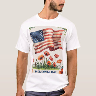 T-shirt Patriotic USA Flag Shirt