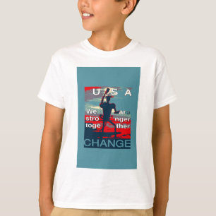 T-shirt Patriotic USA Hope Graphisme Art Design