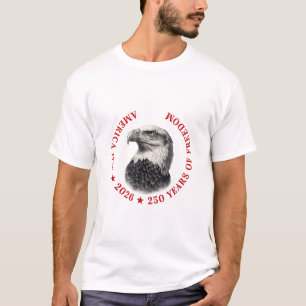 T-shirt Patriotique 250e anniversaire États-Unis 2026 Pyga