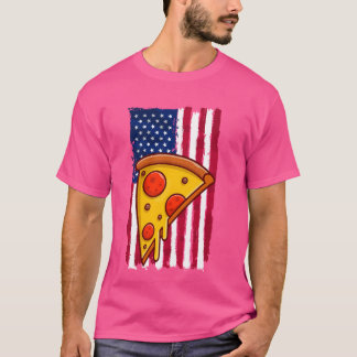 T-shirt Patriotique 4 juillet Hommes Drapeau américain