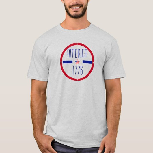 T-shirt Patriotique Américain (Devant)