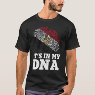 T-shirt Patriotique C'est dans mon ADN empreintes digitale