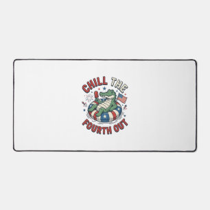 T-shirt patriotique Chill The Fourth Out Alligator
