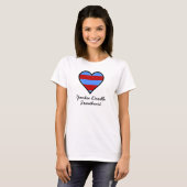 T-shirt patriotique d'amoureux (Devant entier)