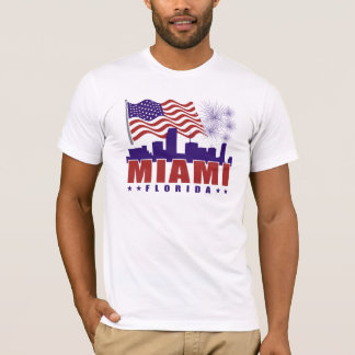 T-shirt patriotique de Miami la Floride