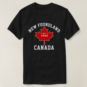 T-shirt patriotique de Terre-Neuve Canada Est.1949