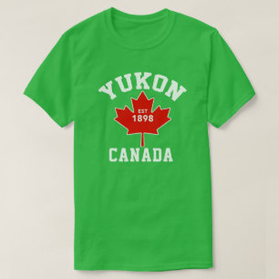 T-shirt patriotique du Yukon Canada Est.1898
