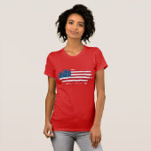 T-shirt patriotique féminin (Devant entier)