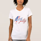 T-shirt patriotique féminin (Devant)