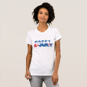 T-shirt patriotique féminin (Devant entier)