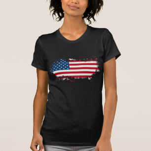 T-shirt patriotique féminin
