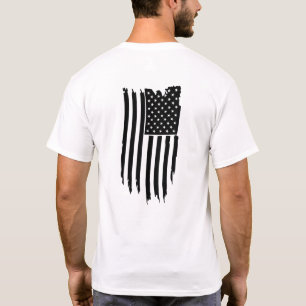 T-shirt *~* Patriotique Grunge American - USA Flag Modern