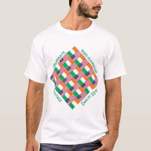 T-shirt Patriotique HÉRITAGE IRLANDO-AMÉRICAIN personnalis