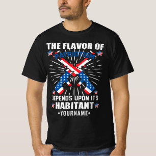 T-shirt Patriotique La saveur du patriotisme