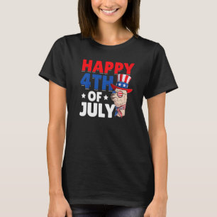 T-shirt Patriotique Llama Patriotic Day Happy 4 juillet Ll