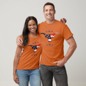 T-shirt Patriotique - Longhorn Steer (Unisexe)