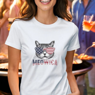T-shirt Patriotique Meowica