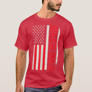 T-shirt Patriotique Motorcycle Lover Motorcycliste père