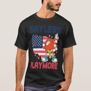 T-shirt patriotique Ping Paddle Table Tennis dit lusa u