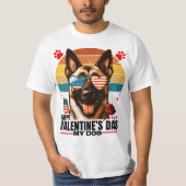 T-shirt Patriotique Pooch Passion - Saint Valentin Amour C (Devant)