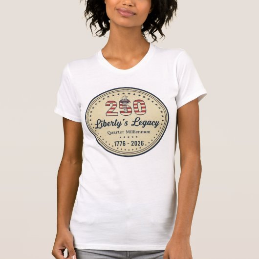 T-shirt patriotique pour femmes USA – Fierté améri (Devant)