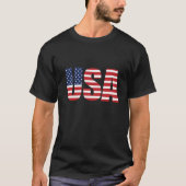 T-shirt patriotique pour hommes (Devant)