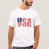 T-shirt patriotique pour hommes (Devant)