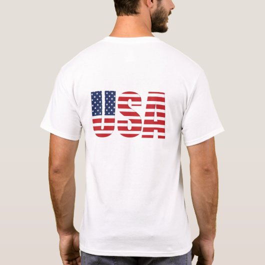T-shirt patriotique pour hommes (Dos)
