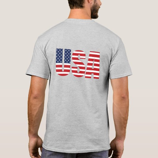 T-shirt patriotique pour hommes (Dos)