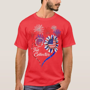 T-shirt Patriotique Ta Collector 4 juillet Drapeau América