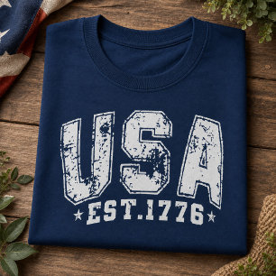 T-Shirt Patriotique USA EST 1776