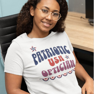 T-shirt Patriotique USA Opticien