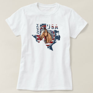 T-shirt Patriotique USA Texas