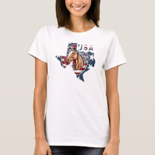 T-shirt Patriotique USA Texas