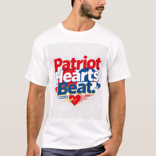T-shirt Patriotisme au rythme du cœur