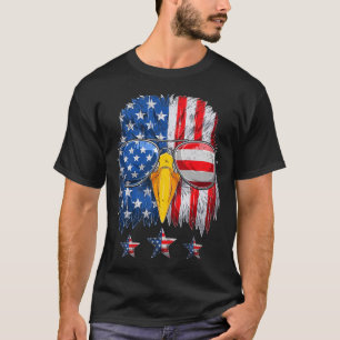 T-shirt Patriots America Énorme Étoiles Et Nous Frappe Fie