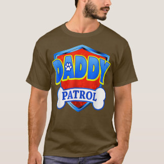T-shirt Patrol - Anniversaire Fête Chien Maman, Papa For M
