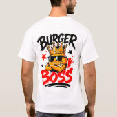 T-shirt 🍔 Patron de Burger Créatif Gérant de Restaurant � (Dos)