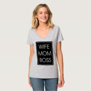 T-shirt Patron de maman femme. Maman drôle