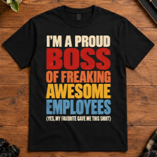T-shirt Patron fier Mon préféré m'a donné cet art de gesti